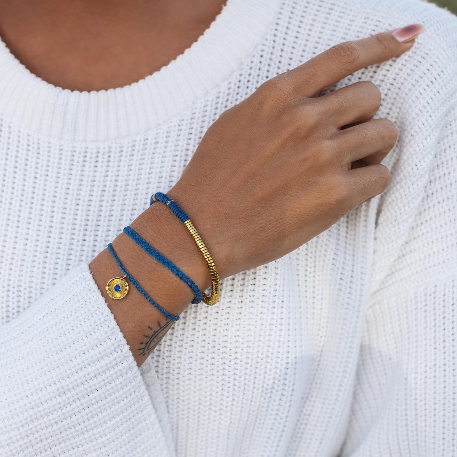 imagePura Vida Bracelet Clear Vision Bracelet Stack 3 Stackable Bracelets for Women