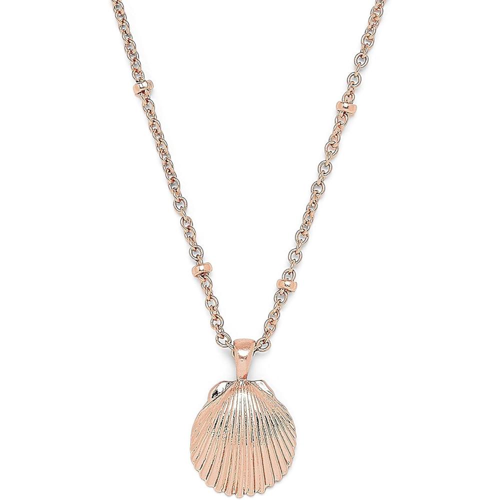imagePura Vida 18 Rose Gold or Silver Satellite Shell Necklace  Adjustable Length Brass Base  Brand Charm 3 ExtenderRose Gold