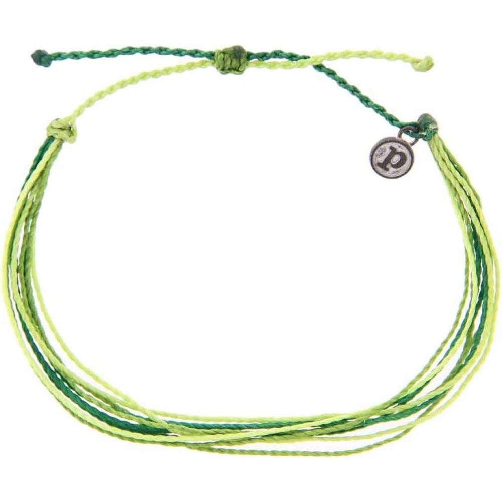 imagePura Vida Anklet 100 Waterproof WaxCoated With IronCoated Copper CharmGrass is Always Greener