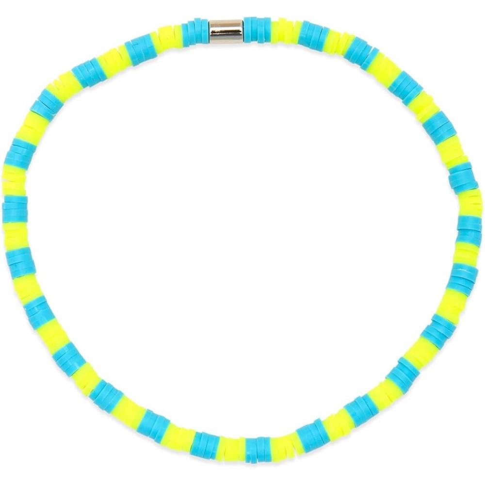 imagePura Vida Anklet Seascape Vinyl Disc Stretch Womens Ankle BraceletsYucca