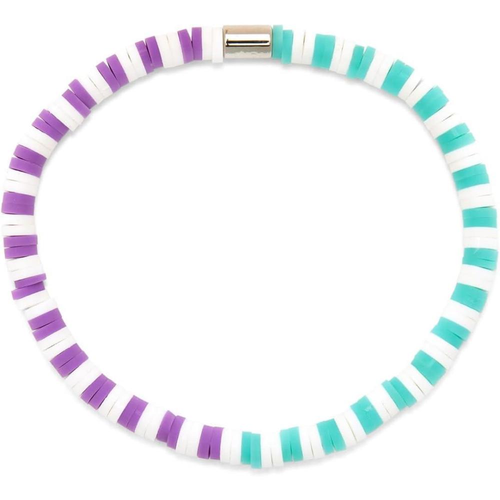 imagePura Vida Bracelet Seascape Vinyl Disc Stretch Bracelets for WomenGumdrop