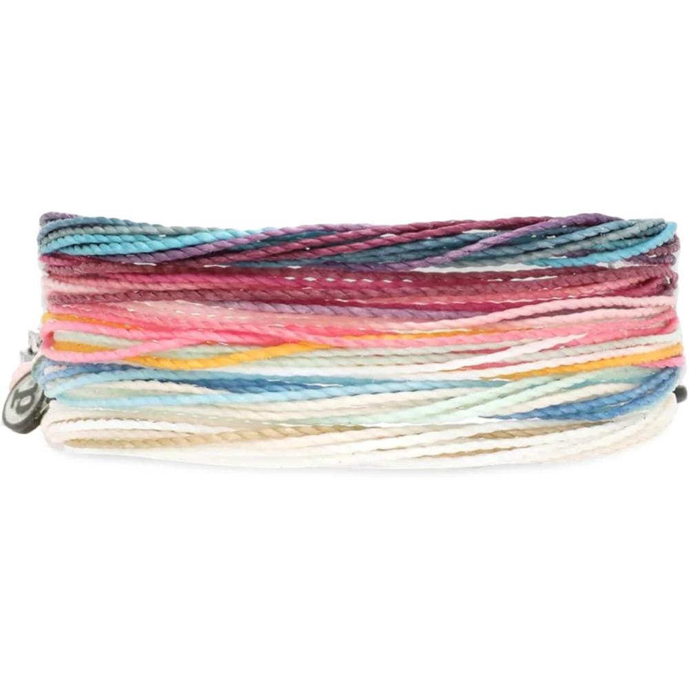 imagePura Vida Bracelets Pack Spring Daze Friendship Bracelet Pack  Set of 5 Stackable Bracelets for Women Beach Bracelet amp Accessoriess  5 String Bracelets