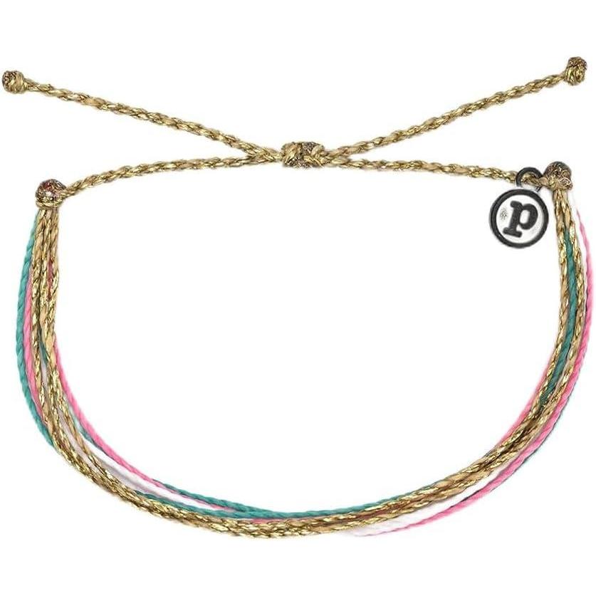 imagePura Vida Bright Original Bracelet  Handmade Bracelets for Women Adjustable String Bracelet  Stackable Bracelets for Women Cute BraceletsGolden West