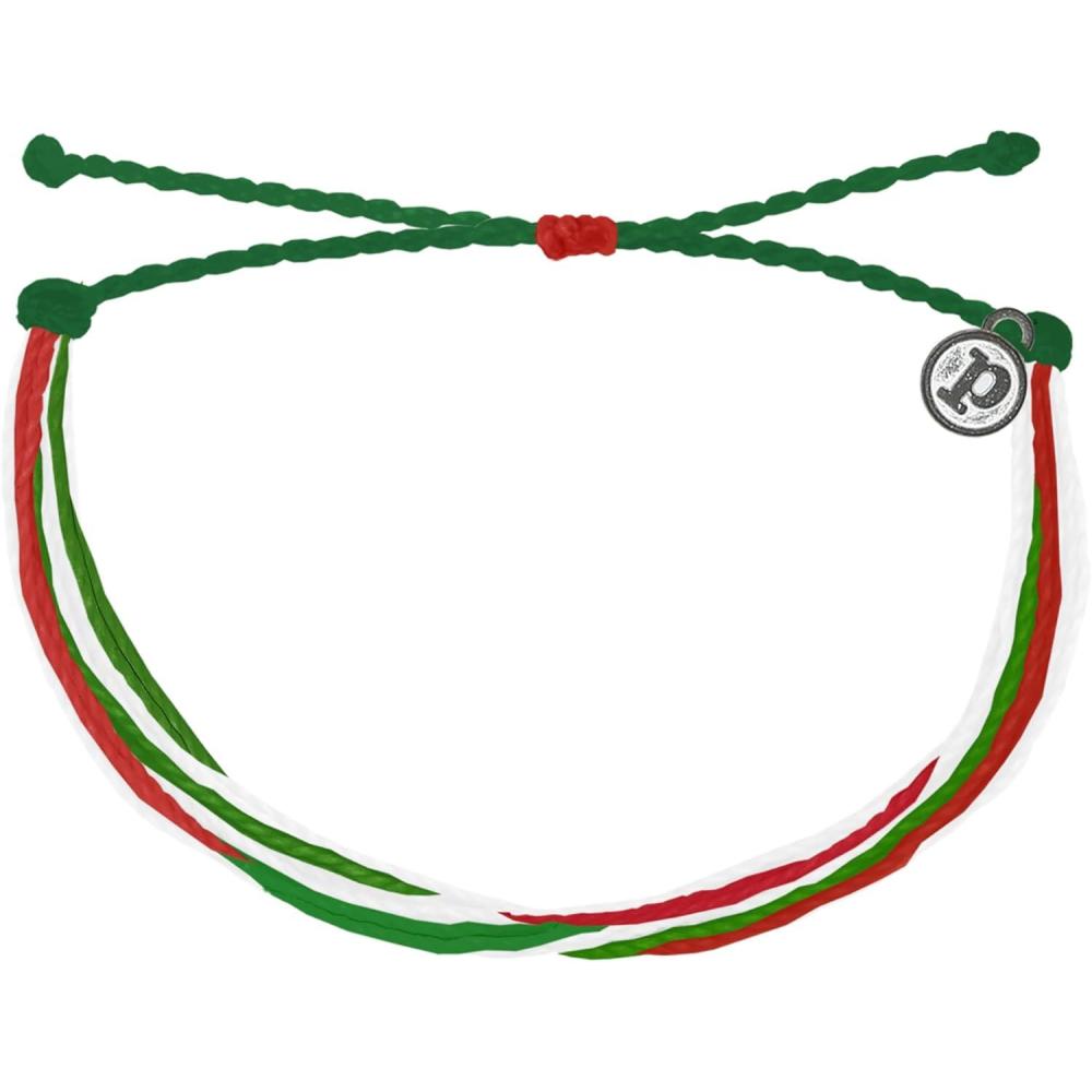 imagePura Vida Bright Original Bracelet  Handmade Bracelets for Women Adjustable String Bracelet  Stackable Bracelets for Women Cute BraceletsUnder the Mistletoe