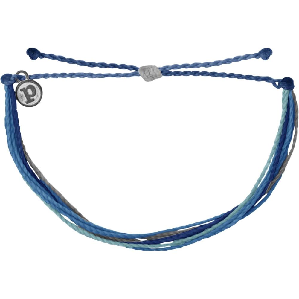 imagePura Vida Muted Original Bracelet  Handmade Bracelets for Women Adjustable String Bracelet  Stackable Bracelets for Women Cute Bracelets  Trendy Accessories for LadiesAlpine Blue