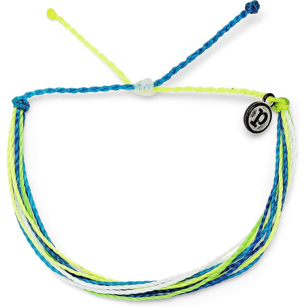 imagePura Vida Original Spring 2021 Style Bracelet  100 Waterproof Adjustable Band  Plated Brand CharmToes on the Nose