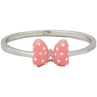 imagePura Vida Silver Disney Minnie Mouse Bow Enamel Ring  Brass Base Band Rhodium Plating