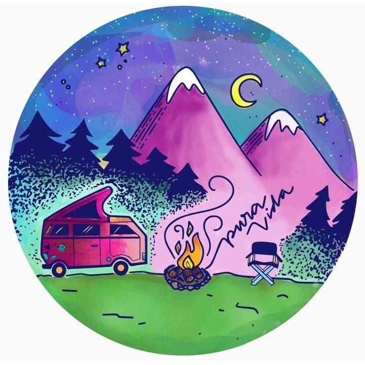 imagePura Vida Yin Yang Stickers Exclusive Colorful Design Adhesive Accessories 3 InchesUnder the Stars