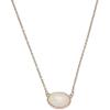 imagePura Vida 16 Rose Gold Opal Necklace  Adjustable Length Brass Base  Brand Charm 3 Extender