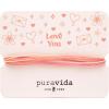 imagePura Vida Bracelets Gift Love You Card Bracelet Stack for Women Pink