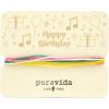 imagePura Vida Bracelets Happy Birthday Gift Card Friendship Bracelet Stack