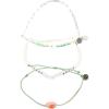 imagePura Vida Bracelets Pack Sunny Seabright Days Bracelet Stack  Set of 3 Stackable Bracelets for Women Summer Accessories amp Cute Bracelets  1 Chain Bracelet amp 2 String Bracelets