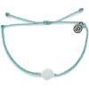imagePura Vida Iridescent White or Blue Shell Bracelet  100 Waterproof Adjustable Band Brand CharmIce Blue
