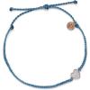 imagePura Vida Rose Gold or Silver Heart of Pearl Anklet wCharm  Adjustable BandRose Gold  Dusty Blue
