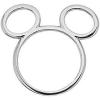 imagePura Vida Silver Disney Mickey Mouse Cutout Ring  Brass Base Band Rhodium Plating