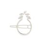 imagePura Vida Silver Pineapple Hair Barrette  100 Brass Base Stylish Clip Design  2 InchesSilver