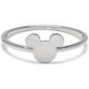 imagePura Vida Silver Plated Disney Mickey Mouse Delicate Ring  Brass Base Rhodium Plating  Size 59