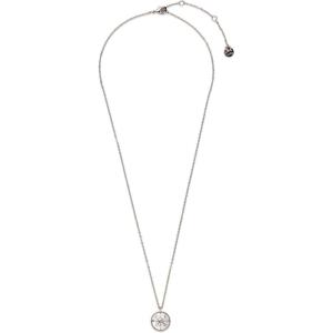 Pura Vida 18″ Silver Compass Pendant Necklace – Handmade Statement Necklace with Mother of Pearl Inlay – Silver Necklace for Women, Long Necklaces, Boho Jewelry for Women – 3″ Extender
