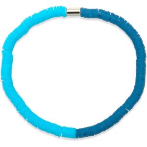 Pura Vida Bracelet Seascape Vinyl Disc Stretch Bracelets for Women(Bluebell)