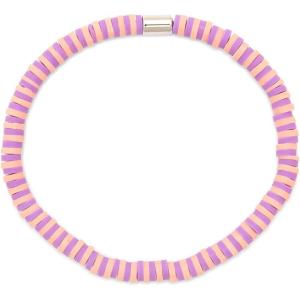 Pura Vida Bracelet Seascape Vinyl Disc Stretch Bracelets for Women(Violet Sunrise)