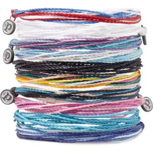 Pura Vida Bracelets Pack Friendship Bracelet Pack – Set of 10 Stackable Bracelets for Women, Handmade Bracelets & Cute Bracelets, Beach Accessoriess – 10 String Bracelets(Bestsellers)