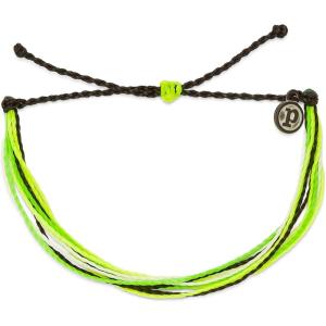 Pura Vida Bright Original Bracelet – Handmade Bracelets for Women, Adjustable String Bracelet – Stackable Bracelets for Women, Cute Bracelets(Radioactive)