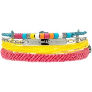 Pura Vida Charli D’Amelio Bracelet Style Holiday Pack – Adjustable Bands, Assorted Designs – Set of 4