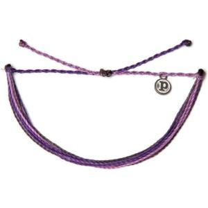 Pura Vida Jewelry Bracelets Muted Bracelet – 100% Waterproof and Handmade w/Coated Charm, Adjustable Band(Grapevine)