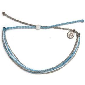 Pura Vida Jewelry Bracelets Muted Bracelet – 100% Waterproof and Handmade w/Coated Charm, Adjustable Band(Shark Tank)