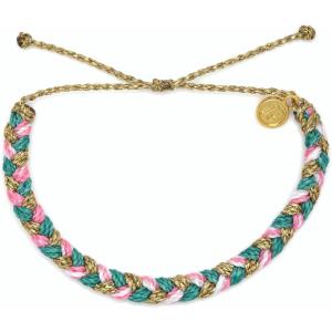 Pura Vida Multi Braided Bracelet – Handmade Bracelets for Women, Adjustable String Bracelet – Stackable Bracelets for Women, Cute Bracelets – Trendy Accessories for Ladies(Golden West)