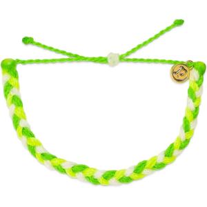 Pura Vida Multi Braided Bracelet – Handmade Bracelets for Women, Adjustable String Bracelet – Stackable Bracelets for Women, Cute Bracelets – Trendy Accessories for Ladies(Lemon Lime)