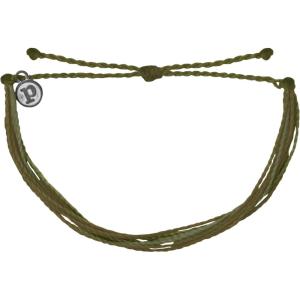 Pura Vida Muted Original Bracelet – Handmade Bracelets for Women, Adjustable String Bracelet – Stackable Bracelets for Women, Cute Bracelets – Trendy Accessories for Ladies(Olive)