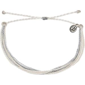 Pura Vida Muted Original Bracelet – Handmade Bracelets for Women, Adjustable String Bracelet – Stackable Bracelets for Women, Cute Bracelets – Trendy Accessories for Ladies(Snowfall)