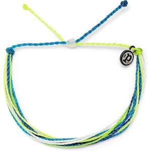 Pura Vida Original Spring 2021 Style Bracelet – 100% Waterproof, Adjustable Band – Plated Brand Charm(Toes on the Nose)