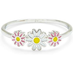 Pura Vida Silver Disney Daisy Duck Enamel Ring – Brass Base Band, Rhodium Plating