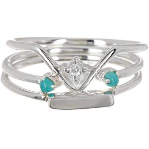 Pura Vida Silver Gem Stackers Ring – .925 Sterling Silver, Silver Plating Jewelry Sizes 5-9(Silver)