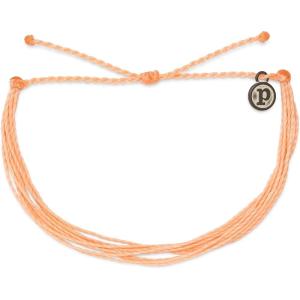 Pura Vida Solid Original Bracelet – Handmade Bracelets for Women, Adjustable String Bracelet – Stackable Bracelets for Women, Cute Bracelets – Trendy Accessories for Ladies(Blush)