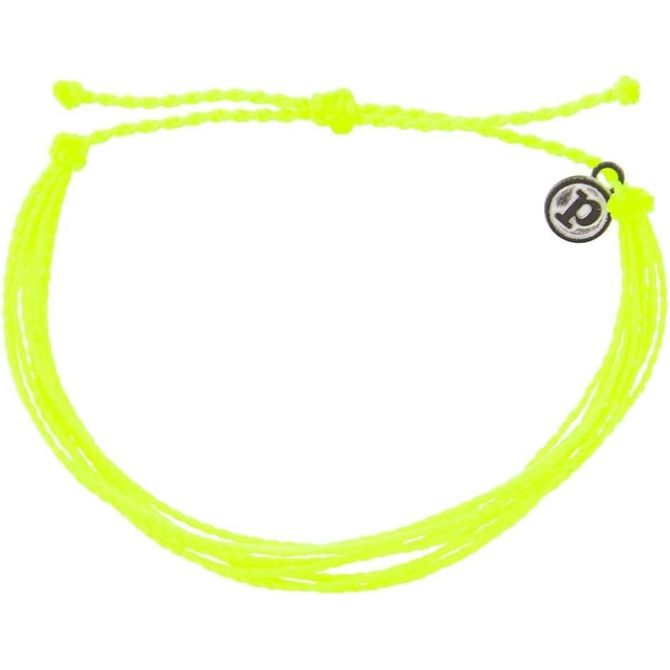 imagePura Vida Originals Summer Waterproof Bracelet  Adjustable BandNeon Yellow