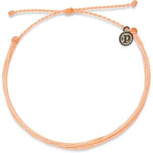 Pura Vida Original Color Anklet – Ankle Bracelets for Women, Adjustable Womens Ankle Bracelets – Boho Anklets for Women, Beach Anklets – Summer Essentials(Blush)