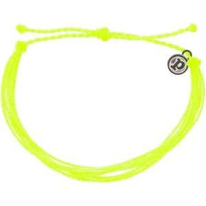 Pura Vida Originals Summer Waterproof Bracelet – Adjustable Band(Neon Yellow)