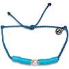 imagePura Vida Neon Moon Bracelet wFreshwater Pearl  Adjustable Band Brand CharmNeon Blue