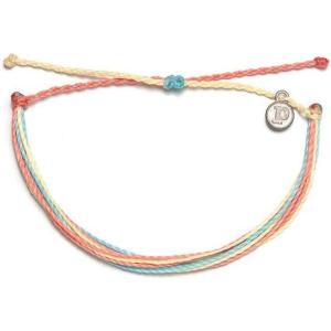 Pura Vida Jewelry Bracelets – 100% Waterproof and Handmade w/Coated Charm, Adjustable Band(Beach Life)