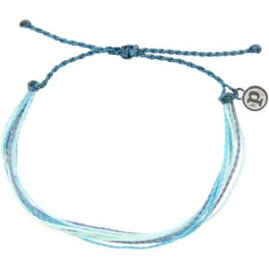 Pura Vida Jewelry Bracelets – 100% Waterproof and Handmade w/Coated Charm, Adjustable Band(Marina)