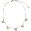 imagePura Vida 14 Rose Gold or Silver Butterfly in Flight Choker Necklace  Adjustable Length Brass Base  3 ExtenderRose Gold