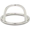 imagePura Vida Ring Silver Arch Statement Ring  Handmade Ring with Thin Band Brass Base with Rhodium Plate amp ECoat  Silver Rings for Women Cute Rings Boho Jewelry for Women  Size 59