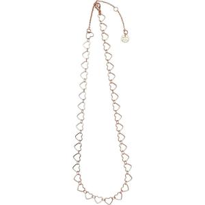 Pura Vida 14″ Rose Gold or Silver Plated Heart Charm Choker Necklace – Adjustable Chain, Brass Base – 3″ Extender(Rose Gold)