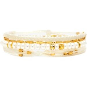 Pura Vida Bracelet Sweet Honey Bracelet Stack, 3 Stackable Bracelets for Women