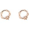 imagePura Vida Rose GoldPlated Celestial Stud Earrings wCubic Zirconia Stone  Brass Base Sterling Silver Posts  1 Pair
