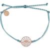 imagePura Vida Rose Gold or Silver Sunrise to Sunset Bracelet  Waterproof BandRose Gold  Smoke Blue