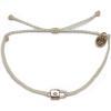 imagePura Vida Rose GoldPlated Lock Charm Bracelet wRhinestone  Adjustable Band Brand Charm  Vanilla